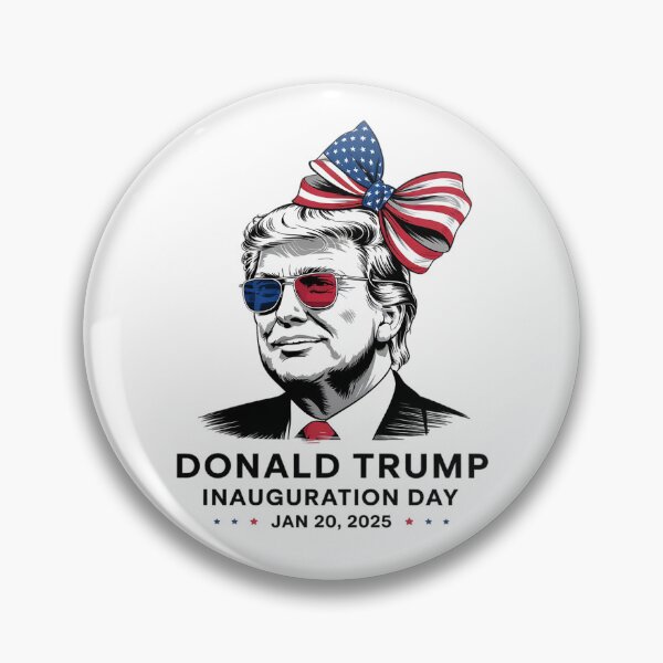Item preview, Inauguration Day 2025 Trump Girl Messy Bun3  designed and sold by RoyTill0Art.
