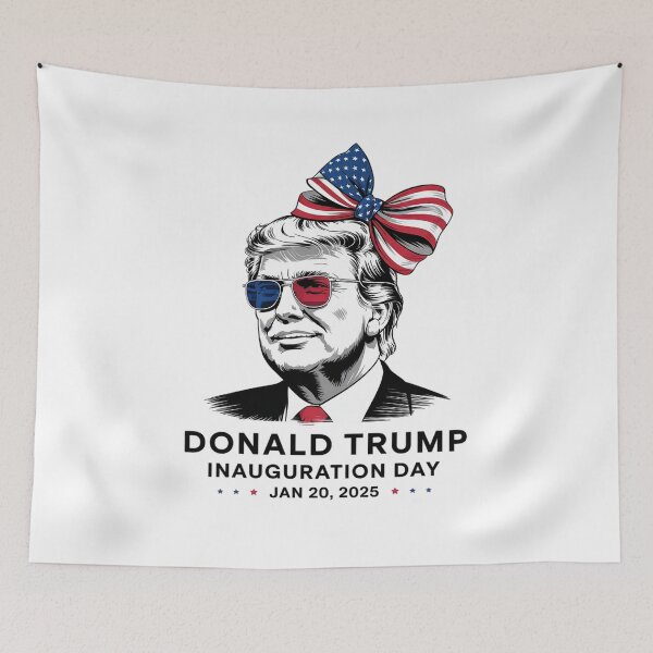 Item preview, Inauguration Day 2025 Trump Girl Messy Bun3  designed and sold by RoyTill0Art.