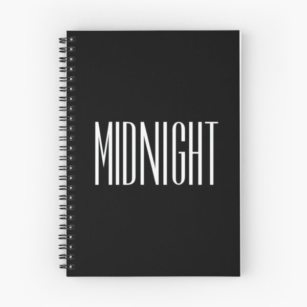 Item preview, Minimalist MIDNIGHT Typography Poster – Black & White Wall Art for Night Lovers & Modern Spaces designed and sold by Bright Nest Studio.