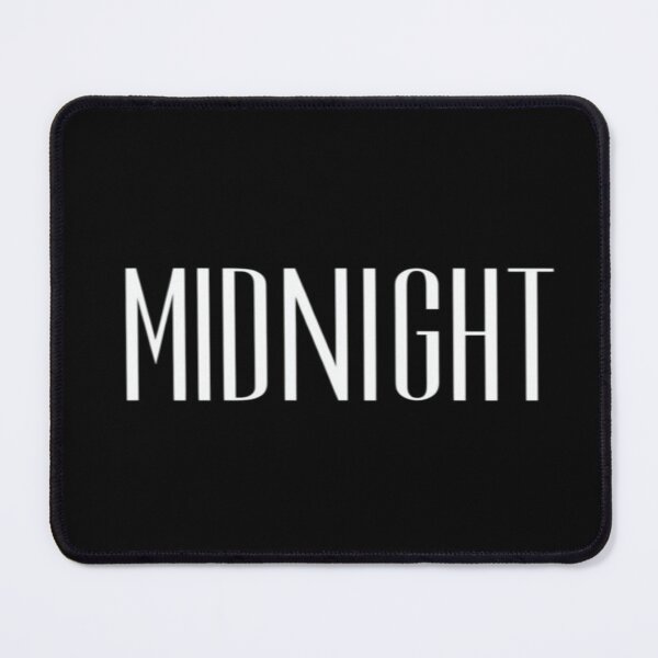Item preview, Minimalist MIDNIGHT Typography Poster – Black & White Wall Art for Night Lovers & Modern Spaces designed and sold by Bright Nest Studio.