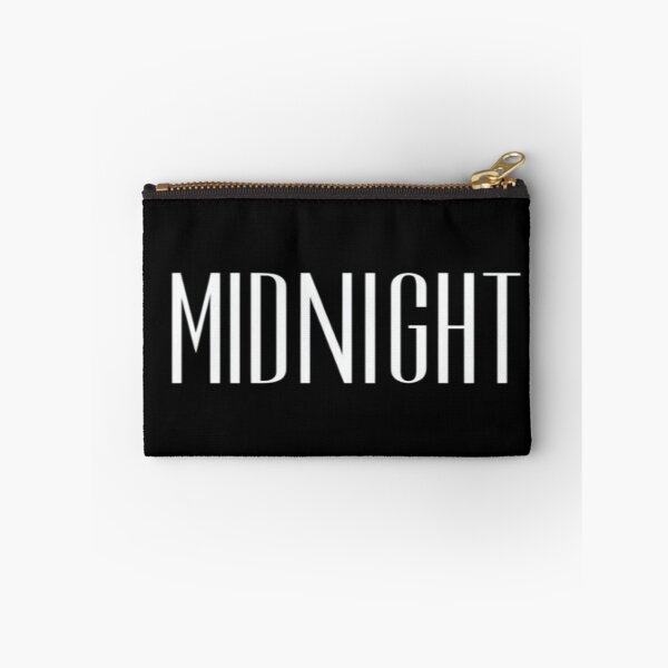 Item preview, Minimalist MIDNIGHT Typography Poster – Black & White Wall Art for Night Lovers & Modern Spaces designed and sold by Bright Nest Studio.