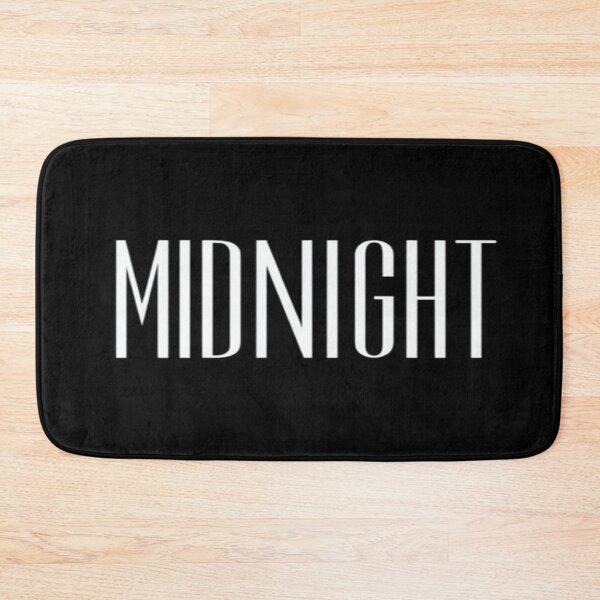 Item preview, Minimalist MIDNIGHT Typography Poster – Black & White Wall Art for Night Lovers & Modern Spaces designed and sold by Bright Nest Studio.
