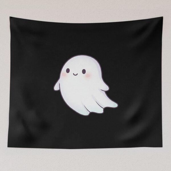 Item preview, Cute Minimal Ghost – Soft Aesthetic Spooky Friendly Design designed and sold by JustCrafted.