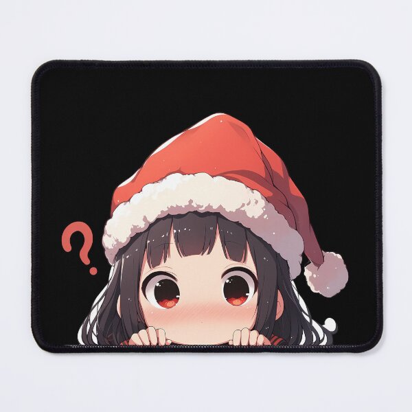 Item preview, Miko Iino Kaguya Sama Love Is War Chibi Christmas Peeker Cute Holiday Anime Girl designed and sold by Raslbazola.