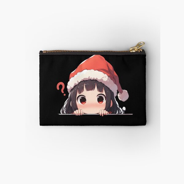 Item preview, Miko Iino Kaguya Sama Love Is War Chibi Christmas Peeker Cute Holiday Anime Girl designed and sold by Raslbazola.