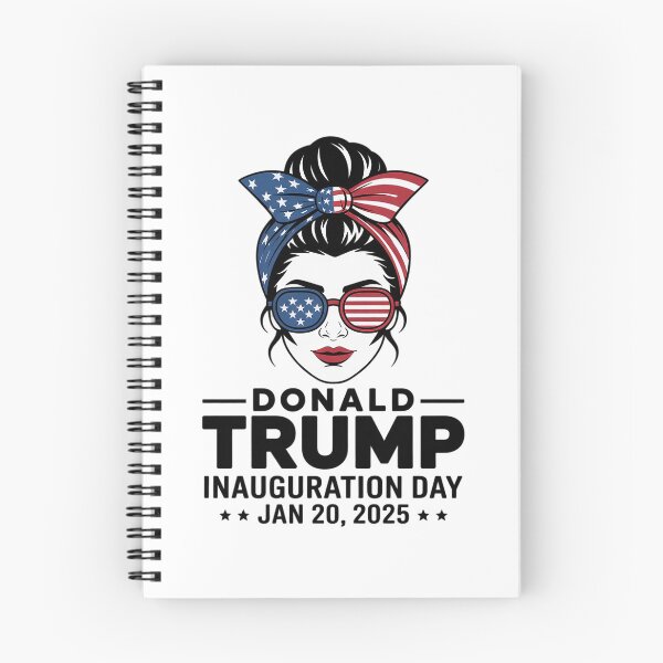 Item preview, Inauguration Day 2025 Trump Girl Messy Bun11  designed and sold by RoyTill0Art.