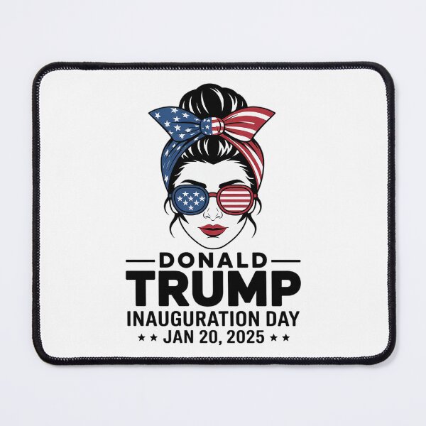 Item preview, Inauguration Day 2025 Trump Girl Messy Bun11 designed and sold by RoyTill0Art.