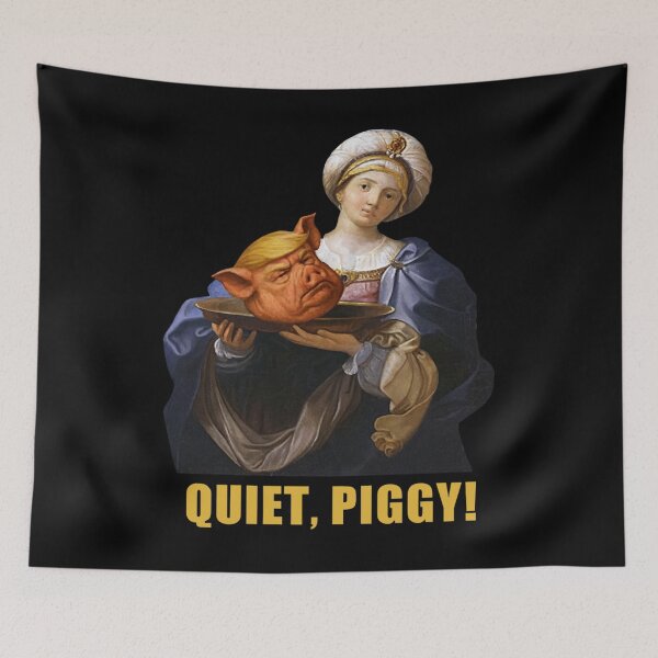 Item preview, Quiet Piggy Anti Trump designed and sold by Miarsabhoul.
