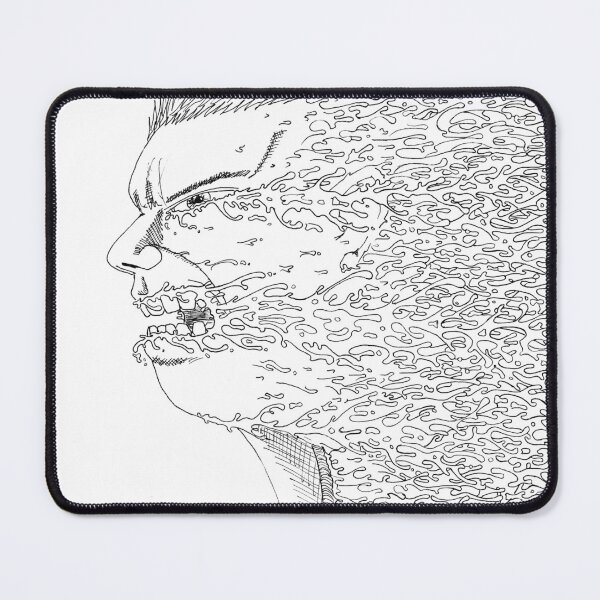 Item preview, Expulsion Dissolving Portrait Black and White | Horror Drawing Body Horror Line Art designed and sold by Keltoi-art.
