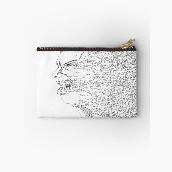 Item preview, Expulsion Dissolving Portrait Black and White | Horror Drawing Body Horror Line Art designed and sold by Keltoi-art.