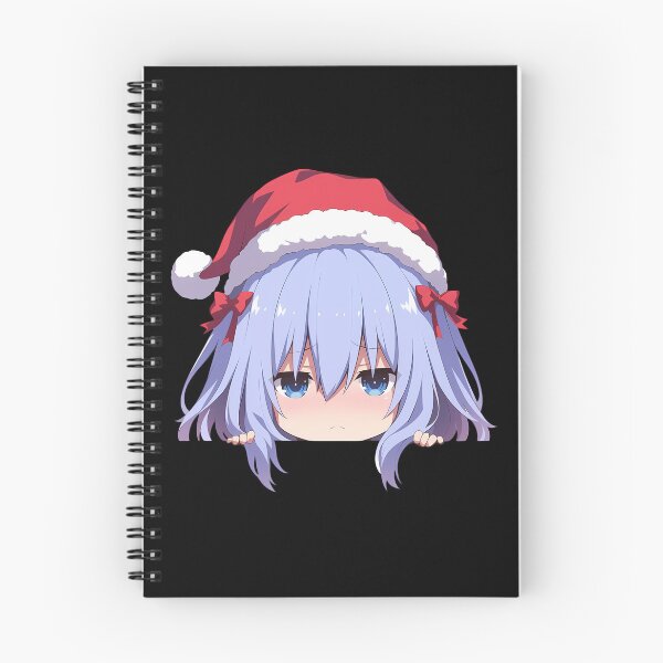 Item preview, Tobiichi Origami Date A Live Chibi Kawaii Christmas Peeker Cute Anime Girl Artwork designed and sold by Raslbazola.