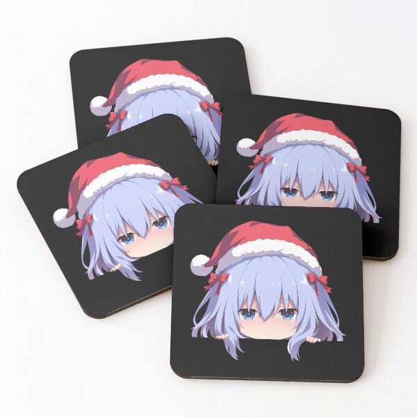 Item preview, Tobiichi Origami Date A Live Chibi Kawaii Christmas Peeker Cute Anime Girl Artwork designed and sold by Raslbazola.