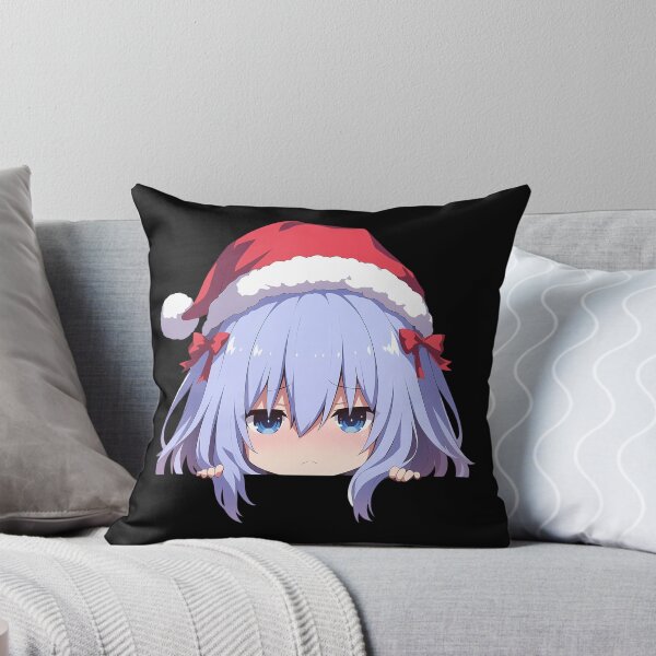Item preview, Tobiichi Origami Date A Live Chibi Kawaii Christmas Peeker Cute Anime Girl Artwork designed and sold by Raslbazola.