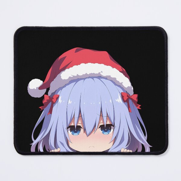 Item preview, Tobiichi Origami Date A Live Chibi Kawaii Christmas Peeker Cute Anime Girl Artwork designed and sold by Raslbazola.