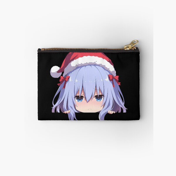 Item preview, Tobiichi Origami Date A Live Chibi Kawaii Christmas Peeker Cute Anime Girl Artwork designed and sold by Raslbazola.