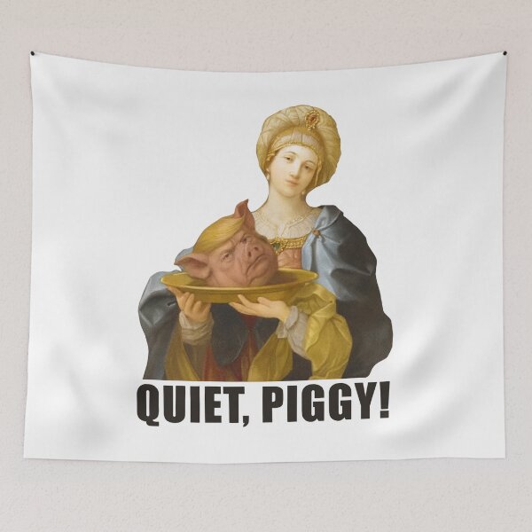 Item preview, Quiet Piggy Anti Trump designed and sold by Miarsabhoul.