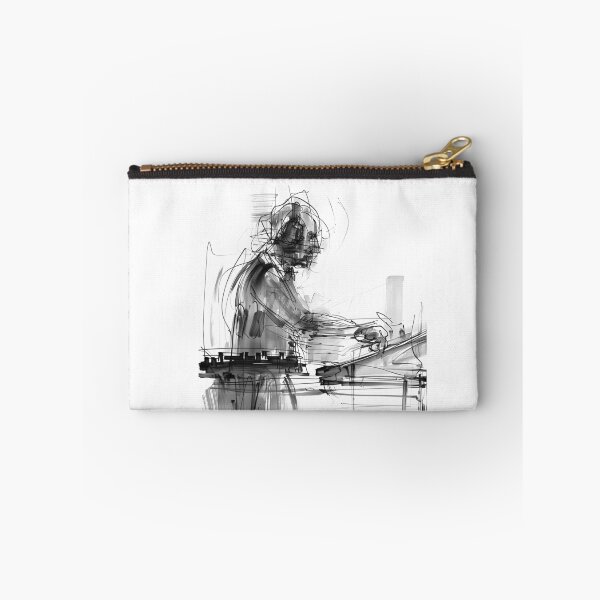 Item preview, Abstract DJ Sketch — Modern Line Art at the Console designed and sold by SleekLineSketches.