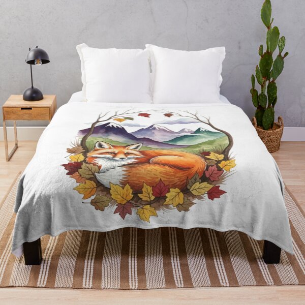 Item preview, Autumn Fox Mountain Serenity designed and sold by FoxVibes.