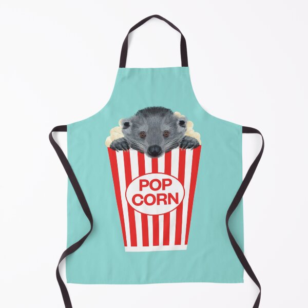 Item preview, Baby Binturong in popcorn bucket designed and sold by GeoCreate.
