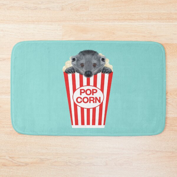 Item preview, Baby Binturong in popcorn bucket designed and sold by GeoCreate.