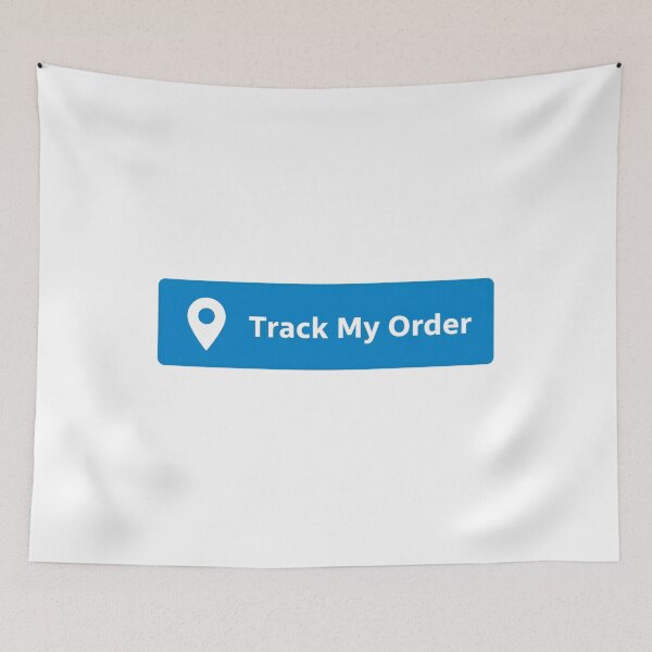 Item preview, Track My Order Button Funny Sticker designed and sold by Trind-Tshirt.