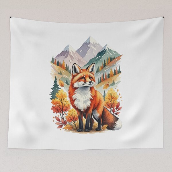 Item preview, Autumn Fox Mountain Dream designed and sold by FoxVibes.