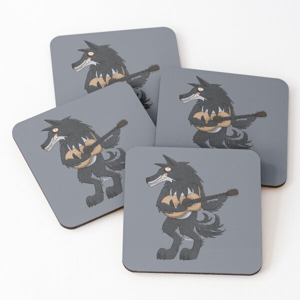 Item preview, Guitarwolf - black designed and sold by Sheepskins & Beeswax.