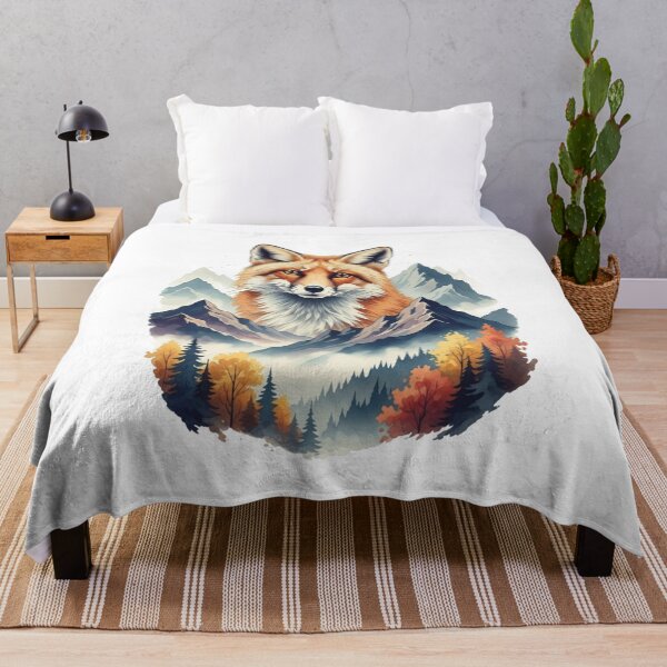 Item preview, Autumn Fox Mountain Serenity designed and sold by FoxVibes.