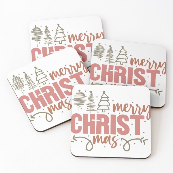 Item preview, Cute Christmas Doodle Art – Boho Merry Christmas Hand-Drawn Trees & Lettering designed and sold by lucidfrog.