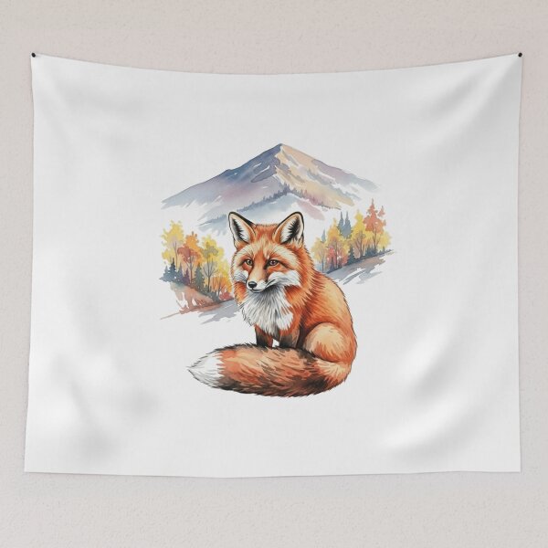 Item preview, Autumn Fox Mountain Dream designed and sold by FoxVibes.