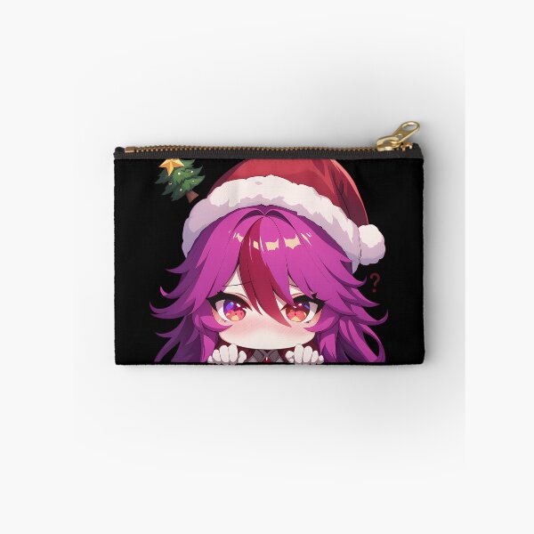 Item preview, Rosaria Genshin Impact Game Christmas Peeker Chibi Kawaii Holiday Anime Girl designed and sold by Raslbazola.