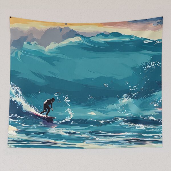 Item preview, Surfing the Big Wave designed and sold by tomorrowsart.