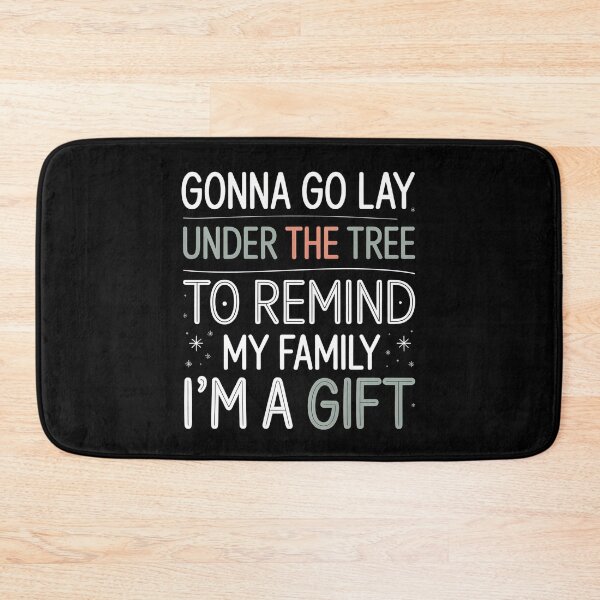 Item preview, Gonna Go Lay Under The Tree to Remind My Family - This funny design is perfect for people who love Christmas humor, a family atmosphere, and a light-hearted, playful approach to the holidays. designed and sold by ZyziowskyArt.