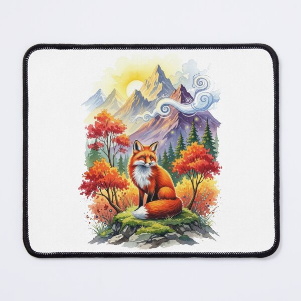 Item preview, Autumn Fox Mountain Dream designed and sold by FoxVibes.