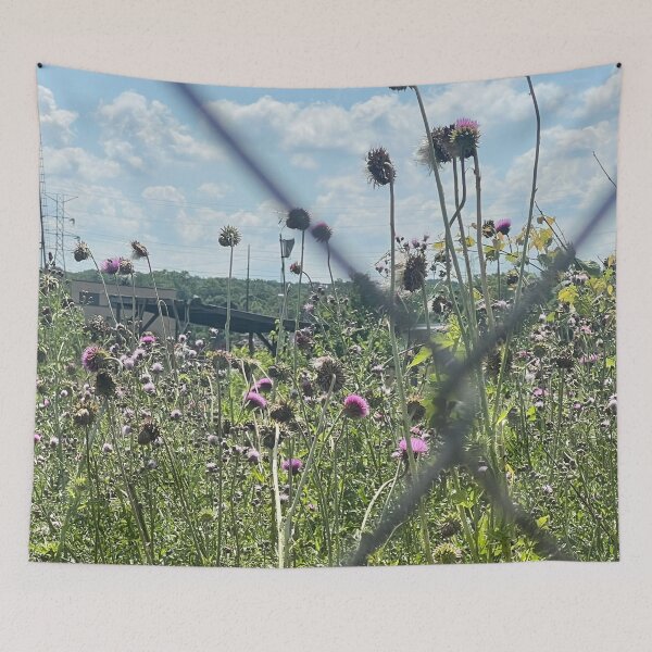 Item preview, Chain Link and Pink Blooms 20 designed and sold by Abeink1030.