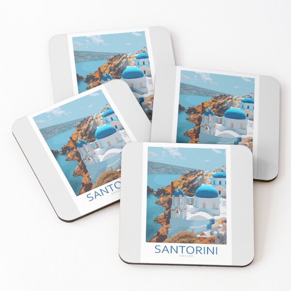 Item preview, Santorini Greece - Travel Art designed and sold by Marciolini.