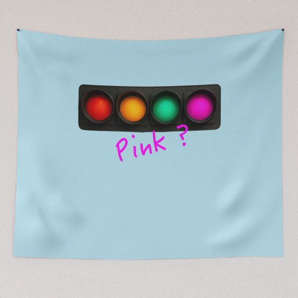 Item preview, Pink Traffic Light? | Funny Four-Color Signal Design designed and sold by casualnature.
