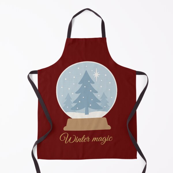 Item preview, Winter Magic Snow Globe – Minimal Cozy Christmas Design designed and sold by VariusDesigns.
