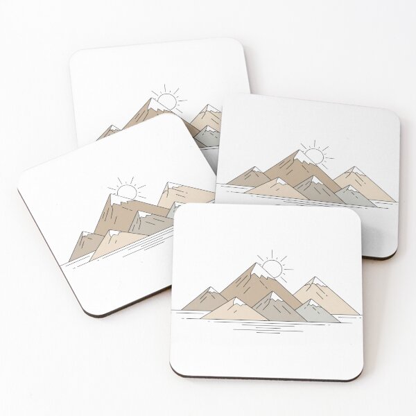 Artikelvorschau, Zen Mountain – Minimalistische Linien – Ästhetisches Design, das die Ruhe der Natur widerspiegelt entworfen und verkauft von JustCrafted.