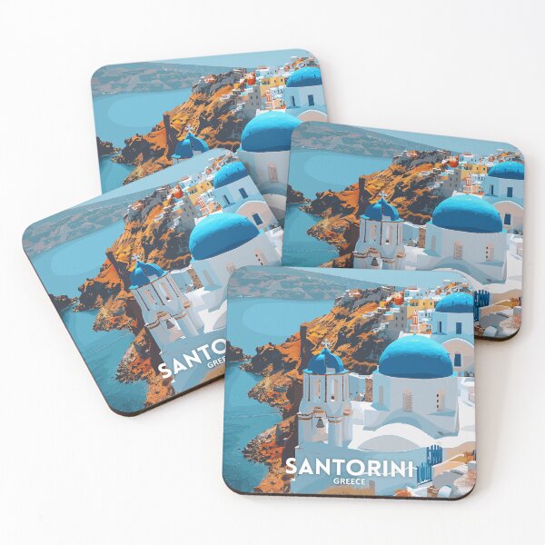 Item preview, Santorini Greece - Travel art designed and sold by Marciolini.