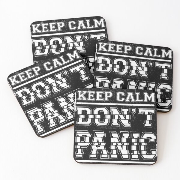 Aperçu de l'œuvre Keep Calm Don’t Panic – Funny Motivational Quote T-Shirt créée et vendue par maodesigns.