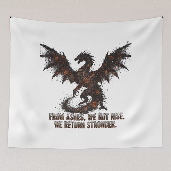 Item preview, From Ashes We Return Stronger – Rebirth & Power Design designed and sold by TheCreativeAura.