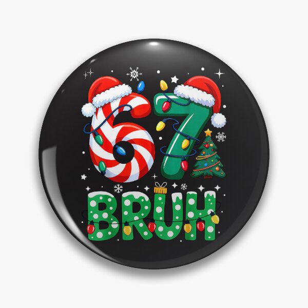 Artikelvorschau, Six Seven Bruh Christmas Santa Dab Meme – Lustiges 67-Feiertagsdesign entworfen und verkauft von kiralynstration.
