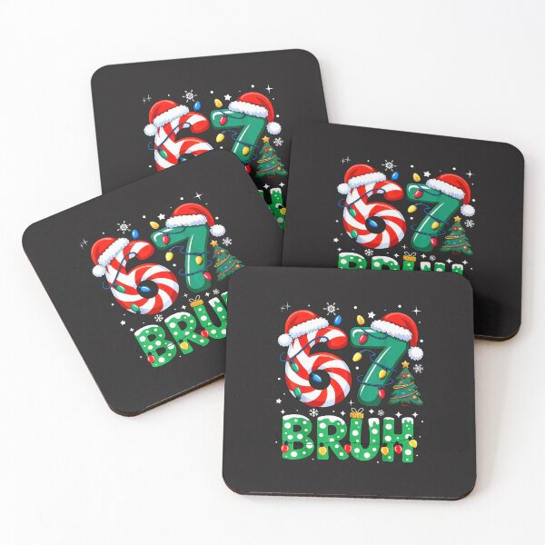 Item preview, Six Seven Bruh Christmas Santa Dab Meme – Funny 67 Holiday Design designed and sold by kiralynstration.