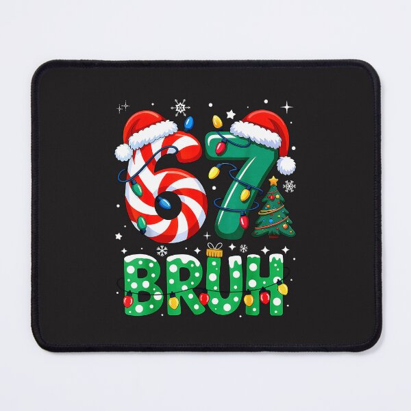 Item preview, Six Seven Bruh Christmas Santa Dab Meme – Funny 67 Holiday Design designed and sold by kiralynstration.