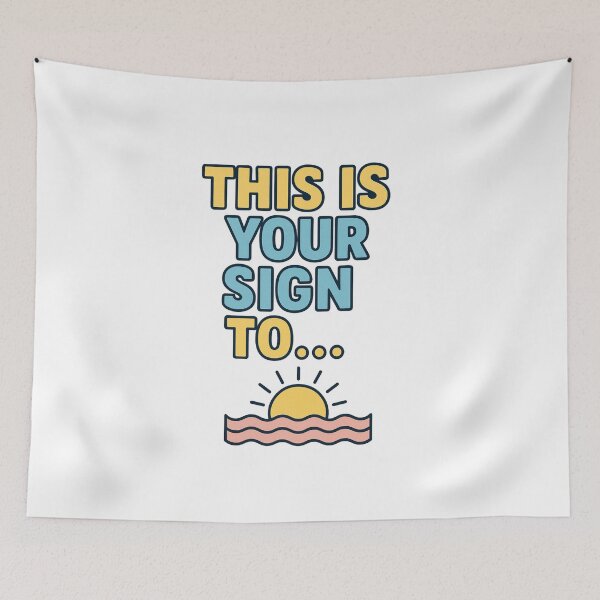 Item preview, Motivational T-Shirt | 'This Is Your Sign To' Tee | Positive Affirmation Apparel designed and sold by GeniePixel.