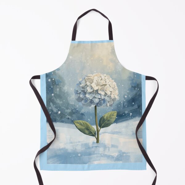 Item preview, Hydrangea, magic flower in unexpected place, winter wonderland  designed and sold by digitalbitcraft.