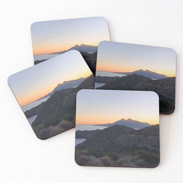 Item preview, Coastal view in southern Spain – sun-drenched mountains above the blue sea designed and sold by TheArtofHeart.