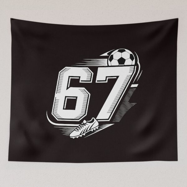 Item preview, 67 Soccer Six Seven – Soccer Meme Design for Kids designed and sold by Redgiant87x.