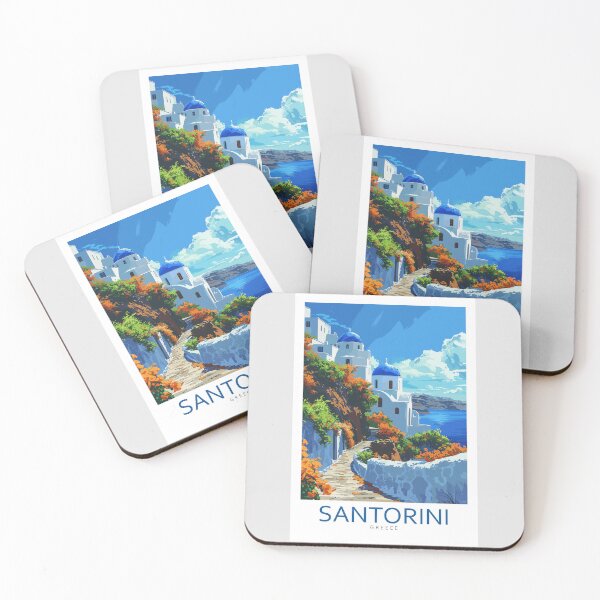 Item preview, Santorini Greece - Travel Art designed and sold by Marciolini.